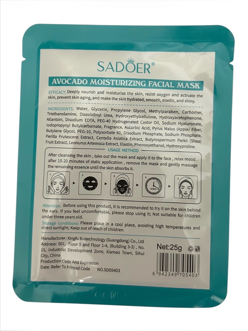 Great Hair Day Pick 1 Plush Spa Headband & Sadoer Face Mask - Picture 5 of 17
